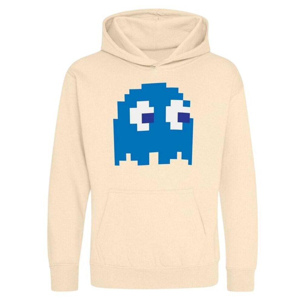 Pac-Man Childrens/Kids Retro Gaming Ghost Hoodie / White